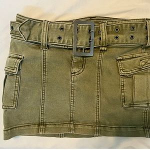 Urban Outfitters Cargo Jean Skirt